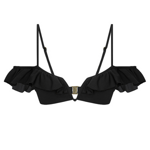 Lola Top Black Rib