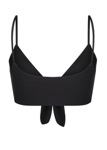 Dolce Top Black Rib